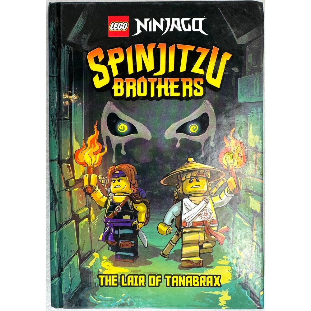 LEGO Ninjago Spinjitzu Brothers Lair of Tanabrax Hardcover Book 2021 1st Ed